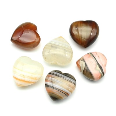 Сердце из агата 25*25*12мм