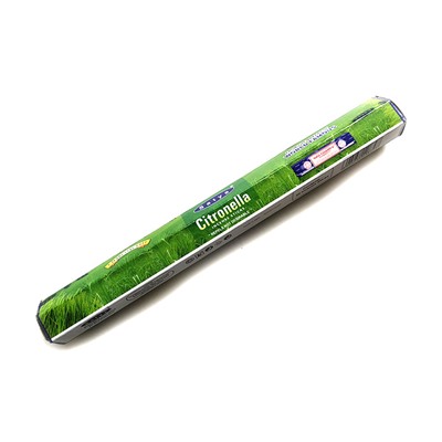 CITRONELLA, Satya (Благовония ЦИТРОНЕЛЛА, Отталкивает нежелательное, Сатья), шестигранник, 20 палочек.