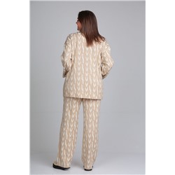 Mubliz 011 бежевый, Кардиган,  Брюки