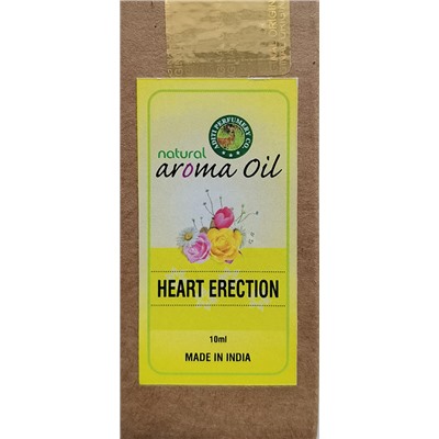HEART ERECTION Natural Aroma Oil, Aditi Perfumery (ВОЛНЕНИЕ СЕРДЦА натуральное ароматическое масло), 10 мл.