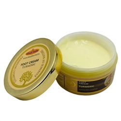 Foot Cream TURMERIC, Khadi India (Крем для ног КУРКУМА, заживляет трещины, Кхади Индия), 50 мл.