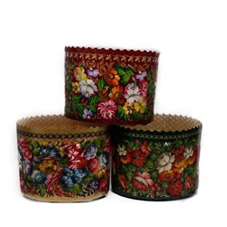 Форма бумаж. кулич (300 гр) Жостово (110/85 мм) (УПАКОВКА136ШТ)  ЦЕНА ЗА УПАКОВКУ!