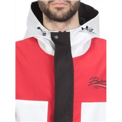 77 RED Ветровка мужская NO NAME (100% полиэстер) размер M- 40 российский