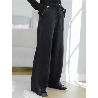 Прямые брюки из пряжи с кашемиром