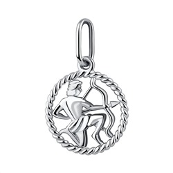 Подвеска из серебра без вставки, Л-13088