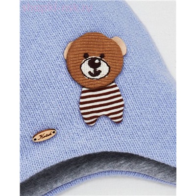 Пегас Шапка с ушками для мальчика (42-48)