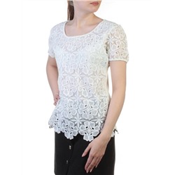 Y-2 Блузка кружевная женская (95% хлопок, 5% полиэстер) размер S - 42 российский