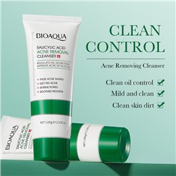 Противовоспалительная пенка для лица с салициловой кислотой BIOAOUA Salicylic Acid Acne Removal Cleanser, 100 гр.