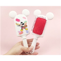 SALE! Массажная расческа Disney Mickey Mouse, на мягкой подушечке,1 шт. Белый+ красный.