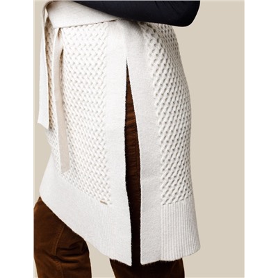 Удлиненный жилет из пряжи с кашемиром