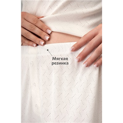 Женская пижама с брюками из ажурного хлопка Happyfox