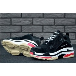 Кроссовки Balenciaga Triple S black/red/white