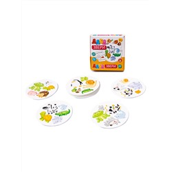 Настольная игра Дабл «Звери» (20 карточек)