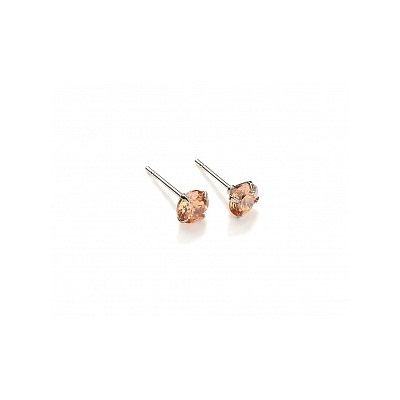 Серьги-гвоздики PR1469 -7 коньячн