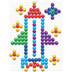 Мозаика для малышей «Машинка» 180 элементов