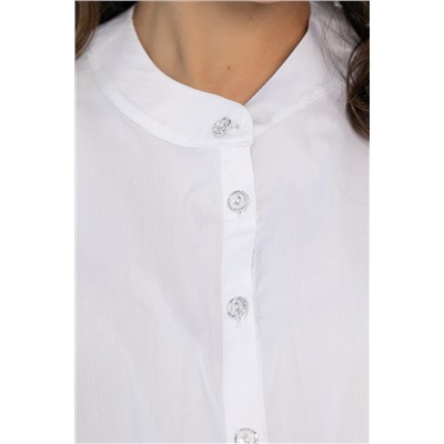 Блуза с завязками Ажур (белая) Б14386-10М