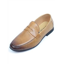 C155-3 BROWN Полуботинки мужские (натуральная кожа) размер