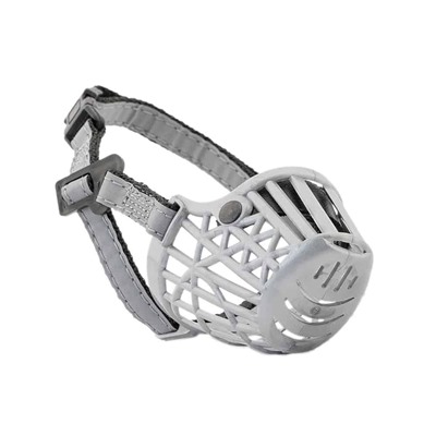 Намордник пластиковый "ZооM" "Silver Reflex" №2 светоотражающийметаллик (17см) Бордер-колли 55512 АГ