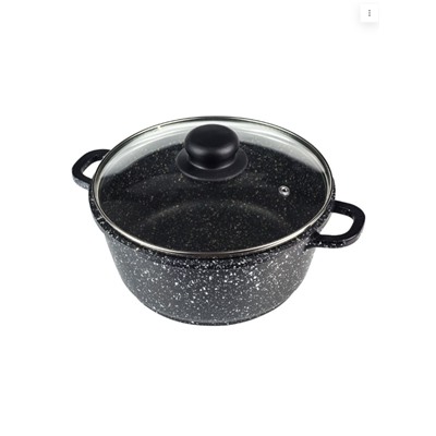 Кастрюля из литого алюминия со стеклянной крышкой, 3,3л (8шт)