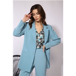 Viola Style 30508 голубой, Брюки,  Жакет,  Топ