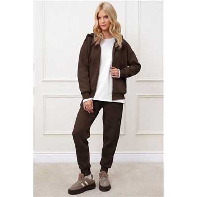 Женский костюм из футера с начесом Happyfox