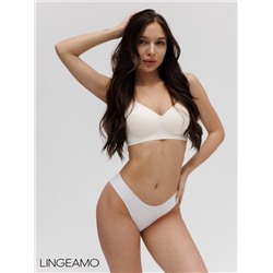 Бесшовные трусы слипы Lingeamo белый ВР-01 (1)