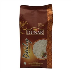 Dunar DAILY Basmati Rice (Дунар ДЭЙЛИ длиннозёрный рис басмати, шлифованный, частично пропаренный), 500 г.