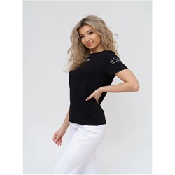 Футболка женская Текс-Плюс, цвет черный