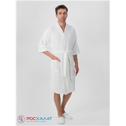 Махровый халат Кимоно унисекс 28/1 Белый МЗ-24 (1)