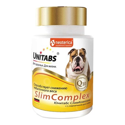 Юнитабс для собак SlimComplex с L-карнитином 100 табл. U210 АГ