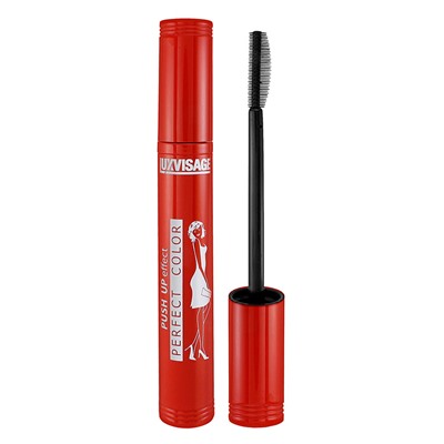 Тушь для ресниц LUXVISAGE Perfect Color 9 г PUSH UP effect
