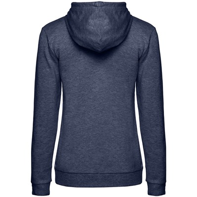 Толстовка с капюшоном женская Hoodie, синий меланж