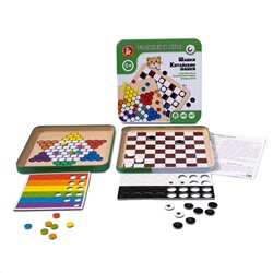 Магнитная игра в жестяной коробочке «Китайские шашки»