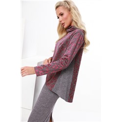 Костюм серо-сиреневый