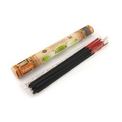 Tulasi AMBER Exotic Incense Sticks, Sarathi (Туласи благовония АМБЕР, Саратхи), уп. 20 палочек.