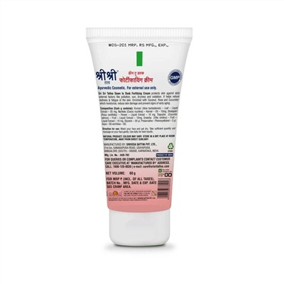 DAWN-TO-DUSK FORTIFYING CREAM, Sri Sri Tattva (От Рассвета до Заката УКРЕПЛЯЮЩИЙ КРЕМ для лица, для красивой и увлажненной кожи, Шри Шри Таттва), 60 г.