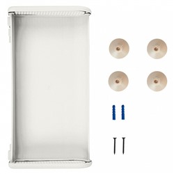 Полка навесная Keeplex Rattan трехсекционная 32,4х17х41,8см KL168212048 белое облако