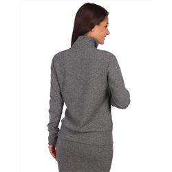 SALE Кофта женская с прорезными карманами, на молнии "мелкая елочка" К21541-06/07.36 от Comfi