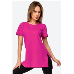 Женская удлиненная футболка с разрезами Happyfox