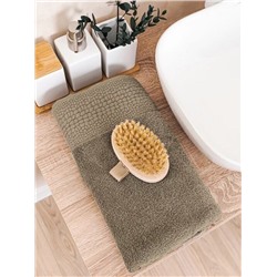 Махровое полотенце "ECO-Life Animal"- серый 50*80 см. хлопок 100%