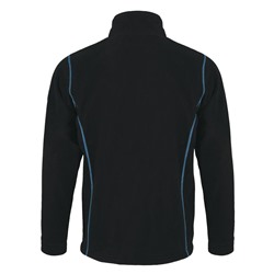 Куртка мужская NOVA MEN 200, черная с ярко-голубым