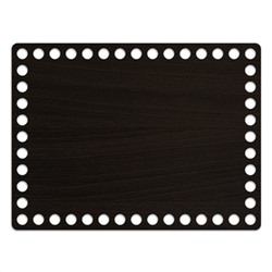 Прямоугольник 15 х 20 см. Венге