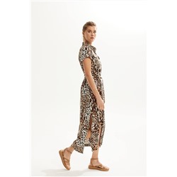 DAVA 156 принт_леопард, Платье