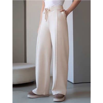 Прямые брюки из пряжи с кашемиром