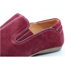 F027-97-2 RED Полуботинки мужские (натуральная замша) размер