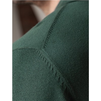 Джемпер-поло из хлопка с нейлоном