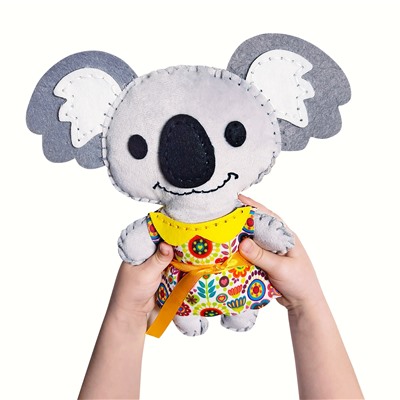 Мягкая игрушка из плюша «Коала» своими руками