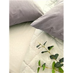 Комплект постельного белья с одеялом New Style КМ-005 крем-кофе