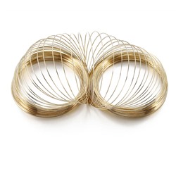 Проволока с эффектом памяти, 60 мм*0,6 мм (SF-7366) розовое золото