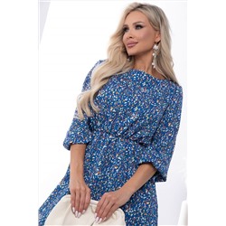 Платье "Лисбет" П8554 (синее)